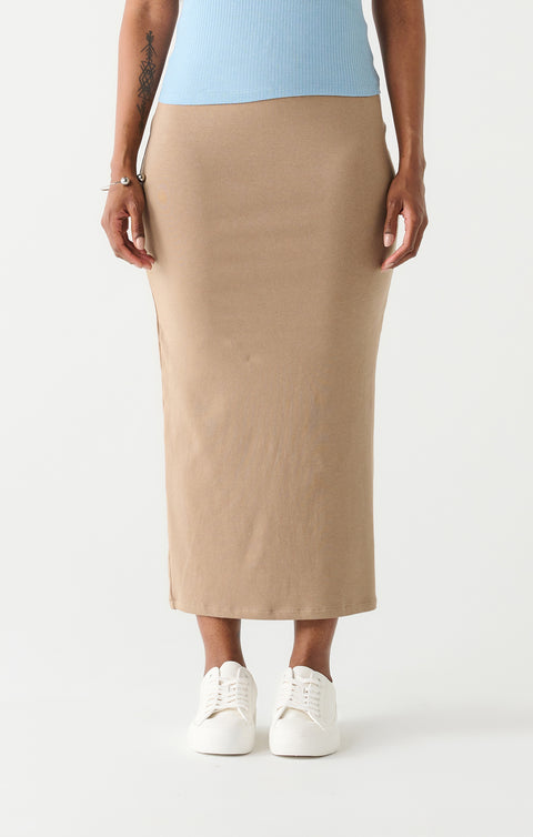 Knit maxi skirt