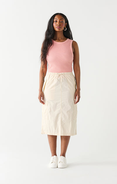 Cargo midi skirt