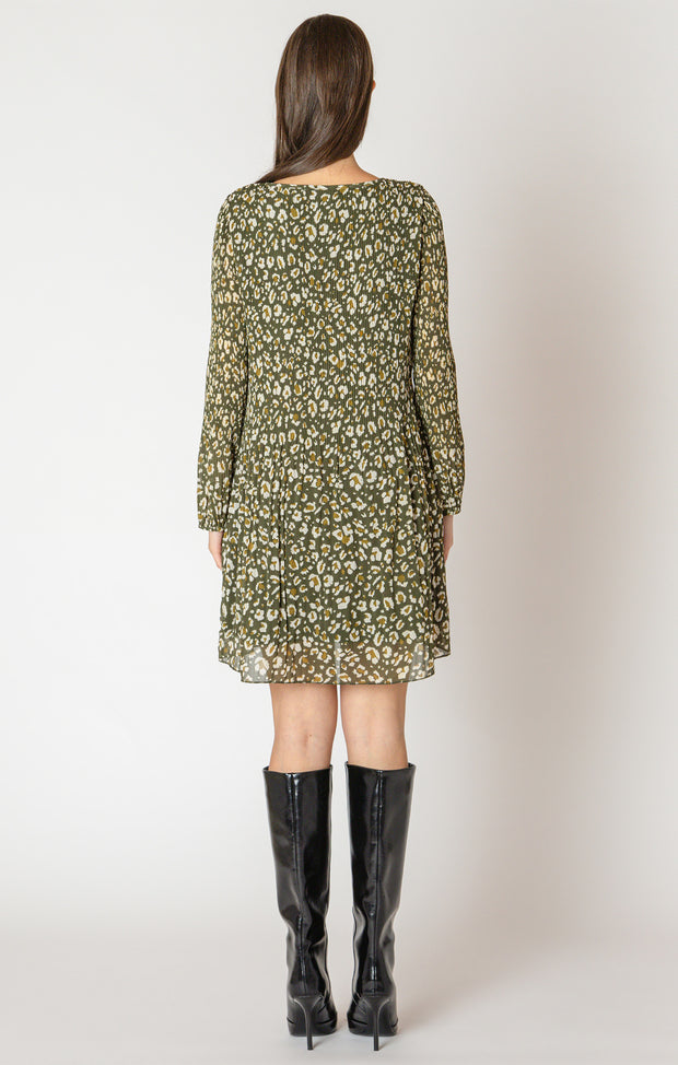 pleated dress