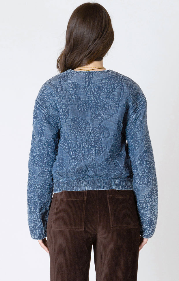 quilted bomber jacket