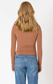 Brushed crewneck tee