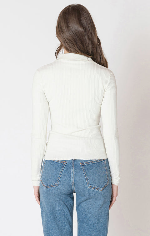 Half zip knit top