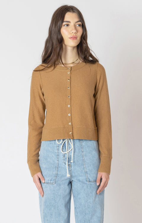 Easy crewneck cardigan
