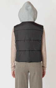 Short puffer vest