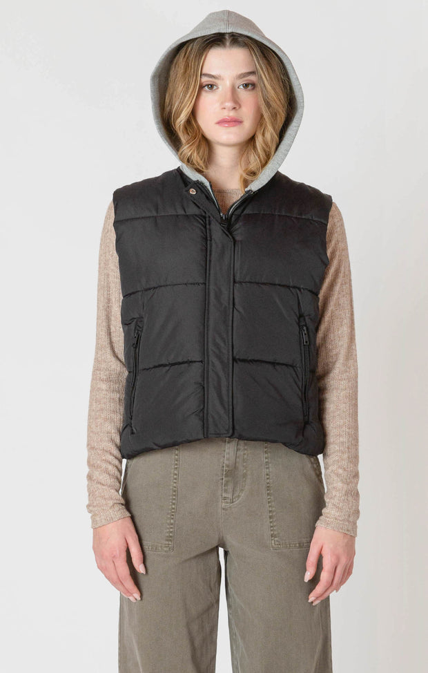 Short puffer vest