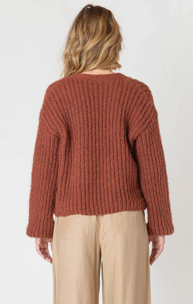 single button cardigan